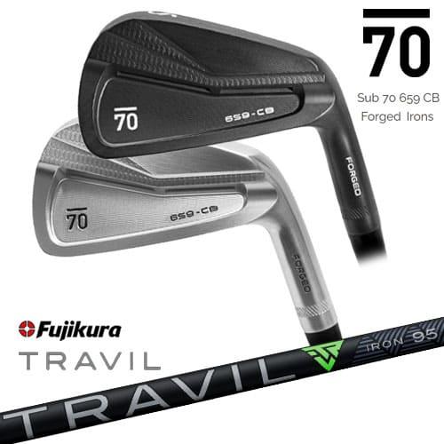 SUB70 659CB アイアン　5〜PW TRAVIL95S ブラック Sub 70 659 CB Forged Irons(サテン ブラック) サブセブンティ