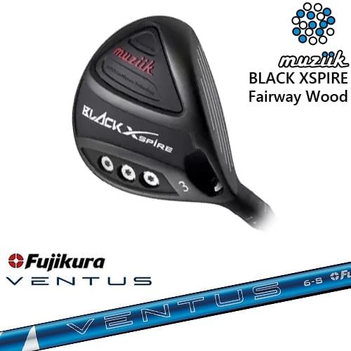 muziik（ムジーク） BLACK XSPIRE Fairway Wood フェアウェイウッド[FW
