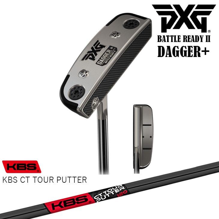 PXG PXG BATTLE READY II DAGGER+ KBS CT TOUR ブラック ピン型 