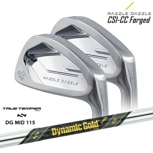ラズルダズル CSI-CC FORGED 6本 DG MID115 R300美品 RAZZLE DAZZLE(ラズルダズル) CSI-CC FORGED アイアン 6本セット(5I