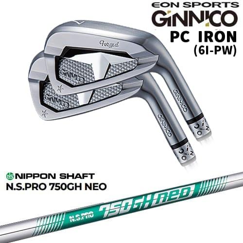 ginnico アイアン6本セット　PC 美品！ GINNICO ジニコ PC IRON アイアン5本set(6I-PW)[6P]イオンスポーツ