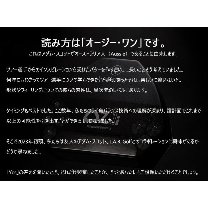【OVDカスタム】L.A.B. GOLF ラブ・ゴルフ OZ.1 パター [PT] TPT Putter Shaft PULSE ラブゴルフ ゼロトルクの画像