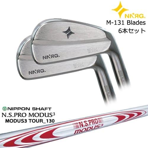 New Energy Golf 新品アイアンセット. M-131モデル M-131 Blade アイアン6本set(5I-PW)[5P]ニューエナジーゴルフNEWENERGY