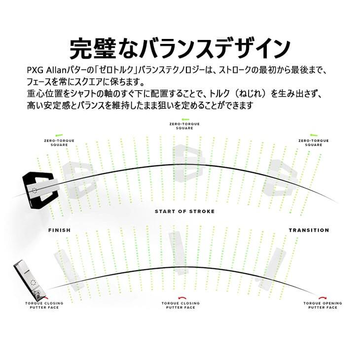 PXG ALLAN パター M16 Putter Shaft Black マレット型 右用/左用 PXG ALLAN パター M16 Putter Shaft Black マレット型 右用/左用
