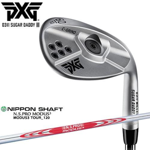 PXG SUGAR DADDY2/0311 MILLED ウェッジ/SILVER(シルバー/銀)/シュガーダディ/ピーエックスジー/N.S.PRO_MODUS3/日本シャフト/カスタムクラブ  : c-sugar2s-mds120- : カスタムクラブ工房 OVDGOLF - 通販 - Yahoo!ショッピング