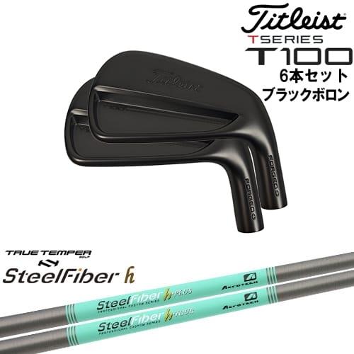 T-Series タイトリスト T100 アイアン6本set(5I-PW) ブラックボロン[5P