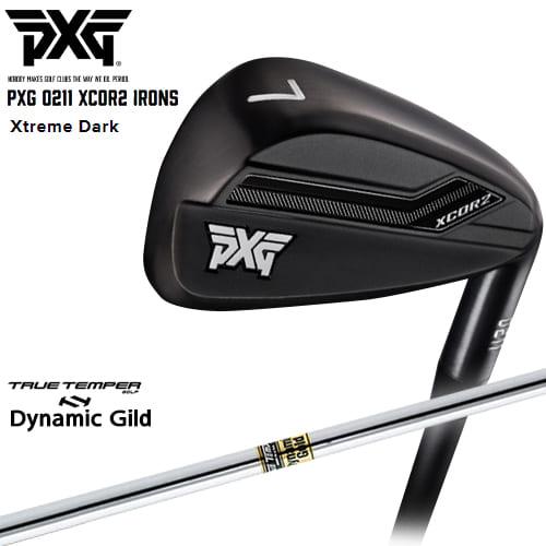 PXG/0211 XCOR2 アイアン/Black(ブラック)/4本セット(7I〜PW