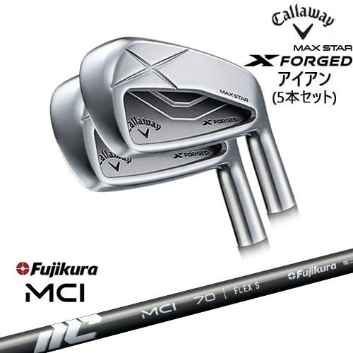 X（キャロウェイゴルフ） X FORGED MAX STAR アイアン5本set(6I-PW