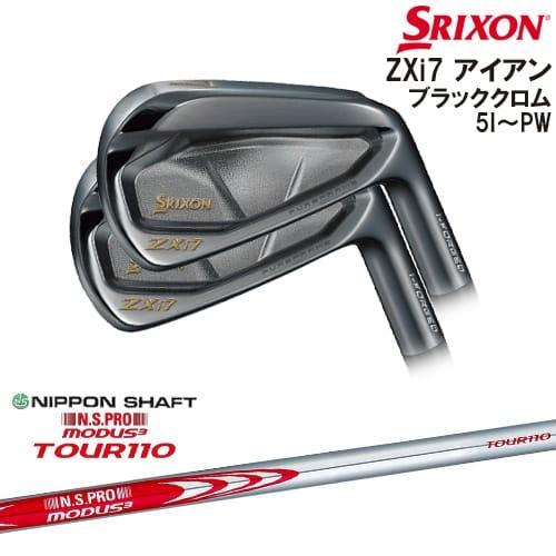 ZXi ZXi7 ブラッククロム アイアン6本set(5I-PW)[5P]スリクソンSRIXON