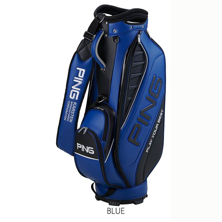 PING ピン キャディバッグ カート式 9.5型 5分割 47インチ ブルー PING（ピン） キャディバッグ CB-U2505 XLT 38653 9型 口枠5分割 二つ