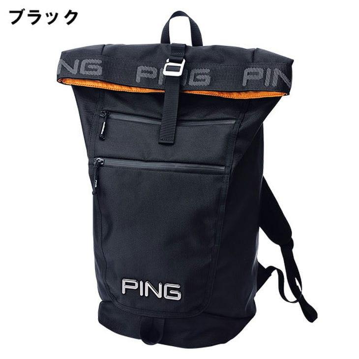 PING ゴルフ用バックパック ブラック PING（ピン） GB-P203 BACKPACK バックパック メンズ リュック ゴルフ