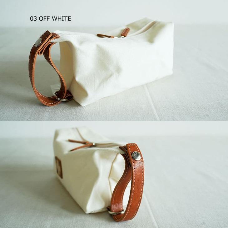 木の庄帆布 帆布 KHG-BP01T CANVAS BOX POUCH ボックスポーチ 2023モデル kinoshoTRANSIT_2