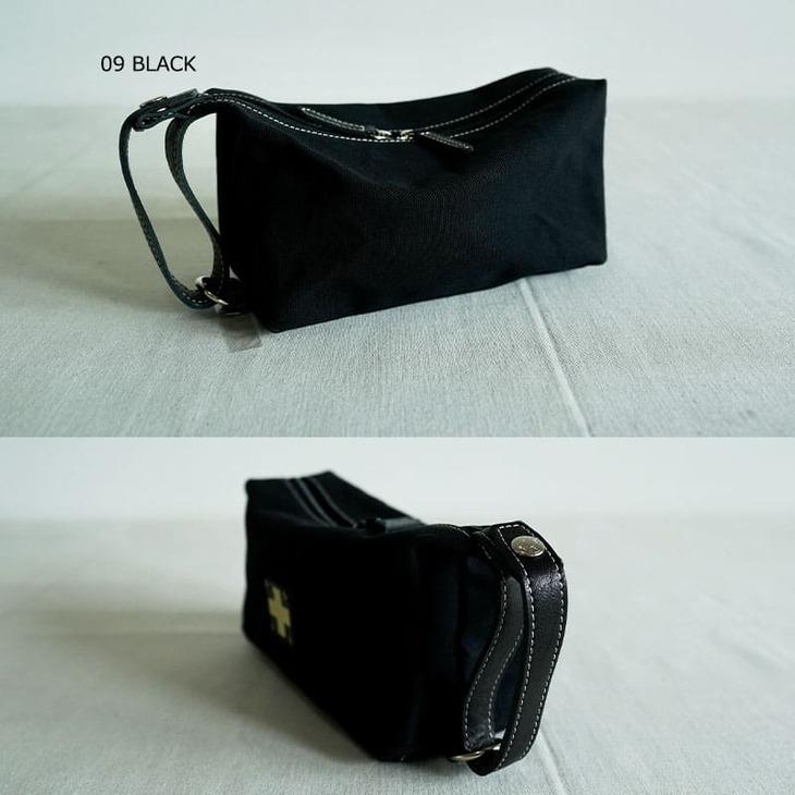 木の庄帆布 帆布 KHG-BP01T CANVAS BOX POUCH ボックスポーチ 2023モデル kinoshoTRANSIT_4