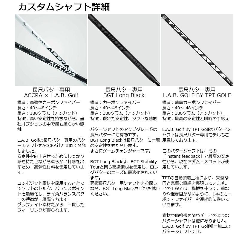 メーカーカスタム】L.A.B. GOLF ラブ・ゴルフ DF3 長尺パター メーカーカスタム】L.A.B. GOLF ラブ・ゴルフ DF3 長尺パター