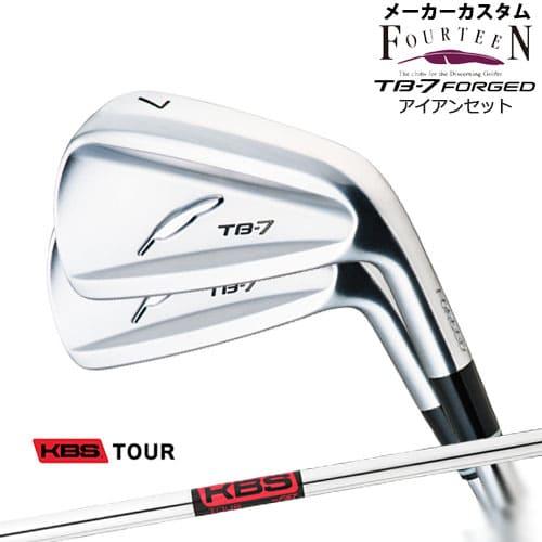 【受注生産】フォーティーン TB-7 FORGED アイアン 6-PW 5本セット/KBS TOUR/KBS/メーカーカスタム :M-TB7F