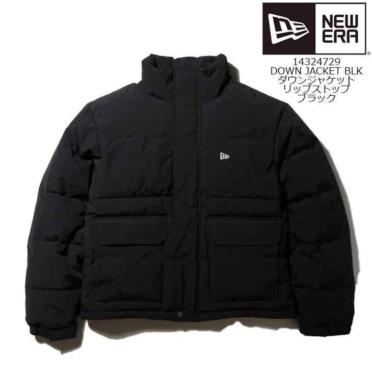 NEW ERA ニューエラ ダウンジャケット リップストップ ブラック DOWN 
