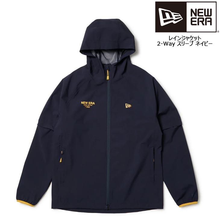 NEW ERA（ニューエラ） ネイビー GF RAIN JACKET 2-WAY SLEEVE NVY