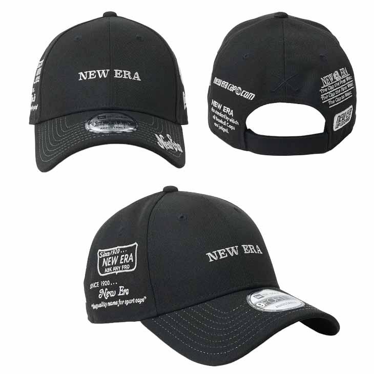 NEW ERA（ニューエラ） キャップ アーカイブロゴ ブラック 940 9FORTY