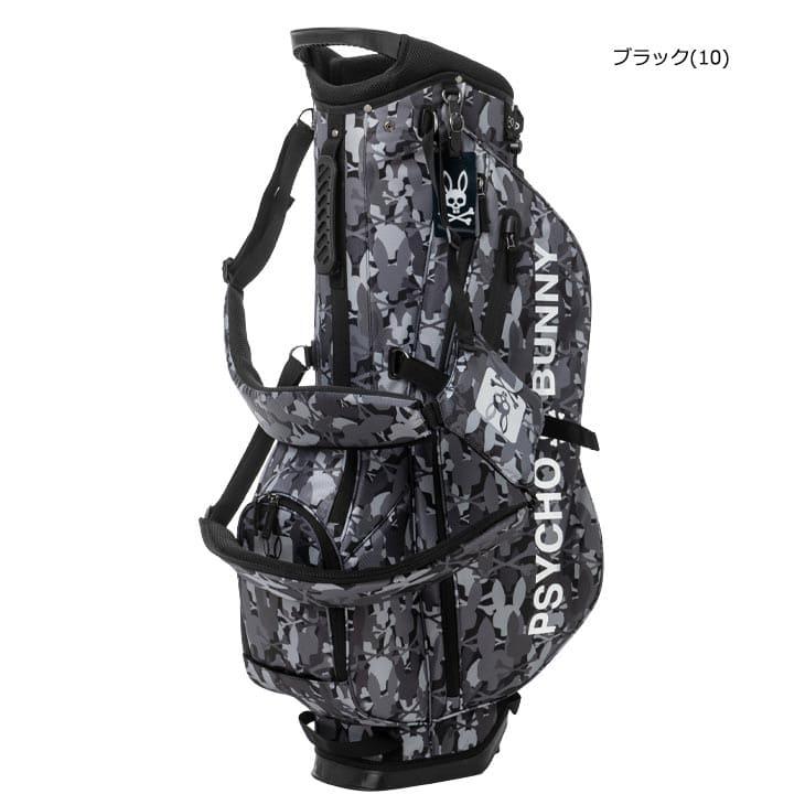 Psycho Bunny キャディバッグ 迷彩柄 Psycho Bunny（サイコバニー） キャディバック エナメル CAMO BUNNY CB
