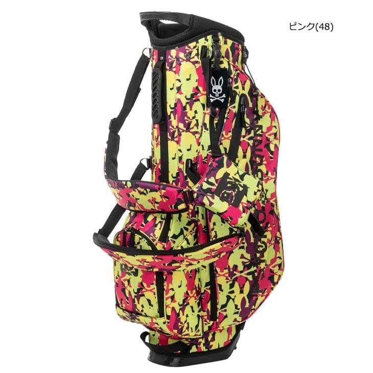 PSYCHO BUNNY キャディバッグ　9.0型　カモフラ サイコバニー ゴルフ スタンドキャディバッグ LWG CAMO Psycho Bunny