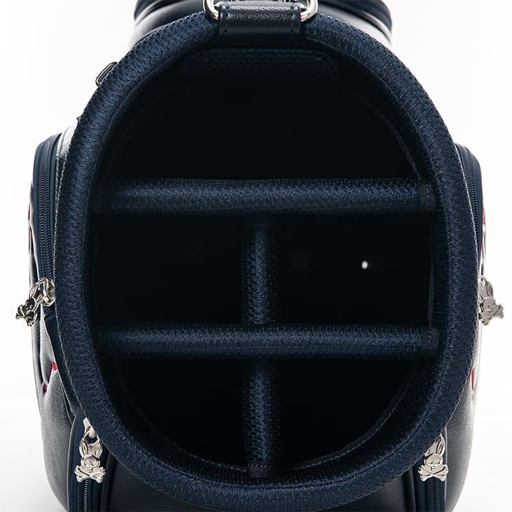 Psycho Bunny キャディバッグ ライトウェイト ブラック/ブルー Psycho Bunny キャディバッグ ライトウェイト ブラック/ブルー Psycho