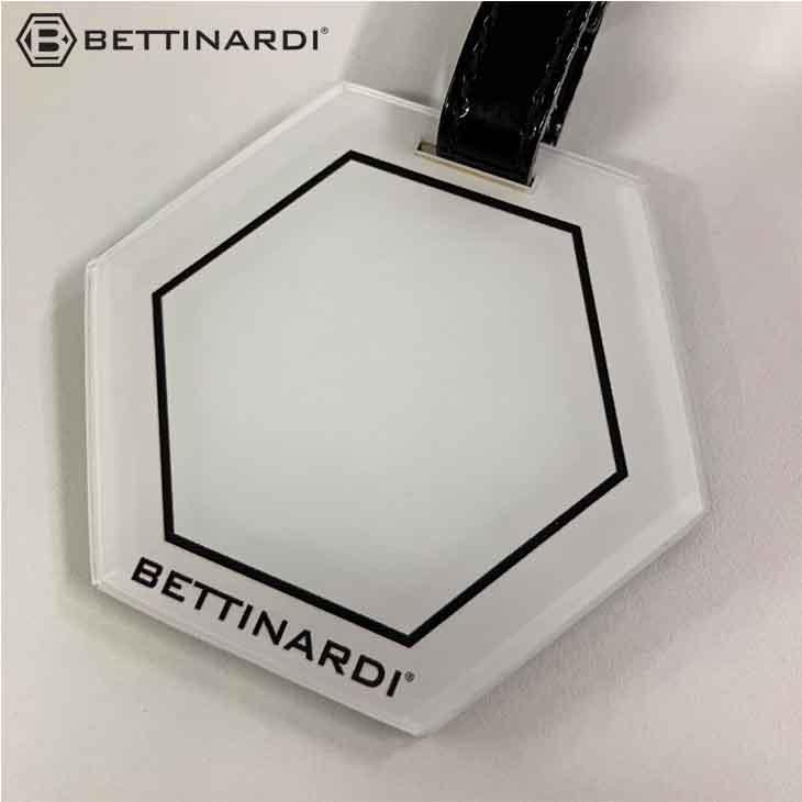 BETTINARDI（ベティナルディ） ネームプレート 非売品 ブラック ベルト