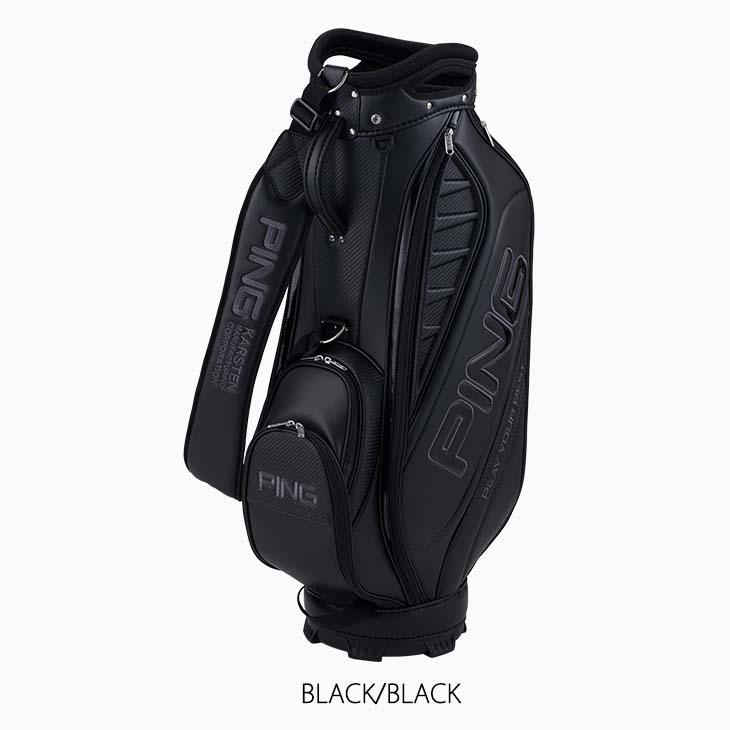 ピンPING ゴルフ　キャディバッグ新品未使用品　黒2025年エキストラライト PING（ピン） 【プレート付き】【新色】【予約】PING CB-U2505 XLT