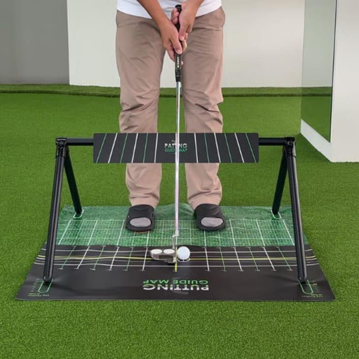 美品❗️パターガイドマップ パッティング練習器具 パターマット PUTTING GUIDE MAP パッティングガイドマップ パッティング練習 パター