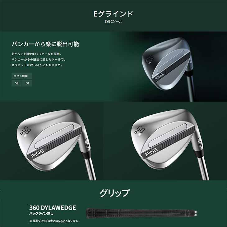 PING（ピン） s259 ウェッジ Eグラインド EYE2ソール N.S.PRO 850GH