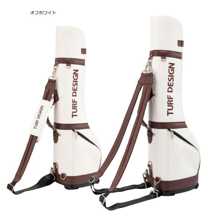 オマケ付　TURF DESIGN キャディバッグ　ミニバッグ内蔵　ゴルフバッグ 朝日ゴルフ用品 朝日ゴルフ TURF DESIGN ターフデザイン ミニキャディ