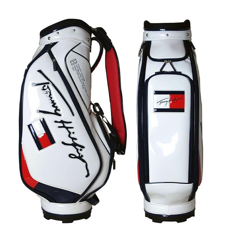 【キャディバッグの下取り・修理承ります】トミーヒルフィガー TOMMY_HILFIGER THMG1SC4 CURSIVE_CADDIE_BAG カーシブキャディバッグ カート 