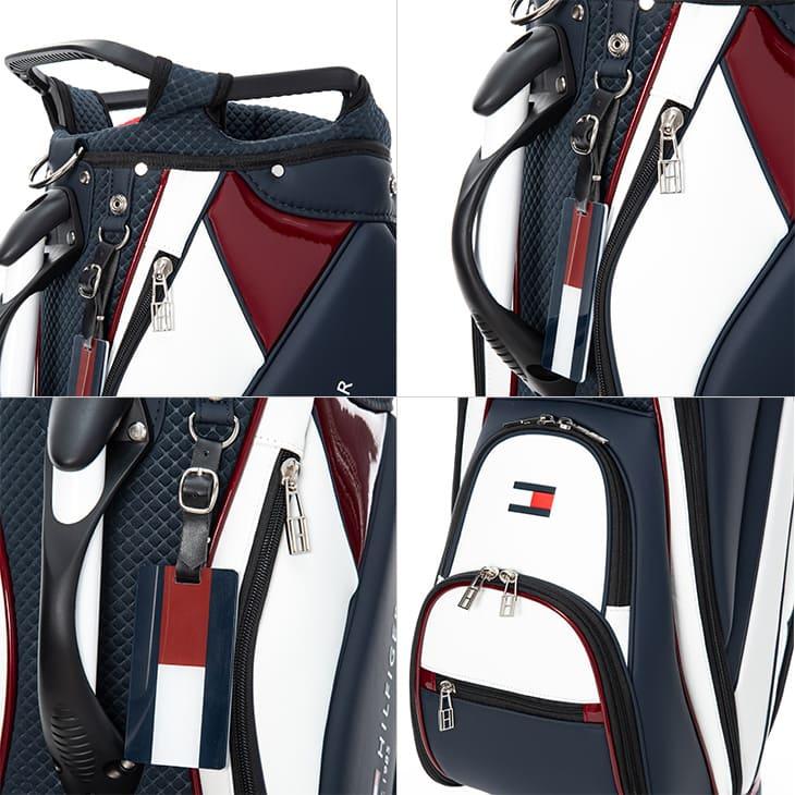   ゴルフバッグ ブラック　THMG5SC2 楽天市場】新作 トミーヒルフィガー ゴルフ キャディバッグ