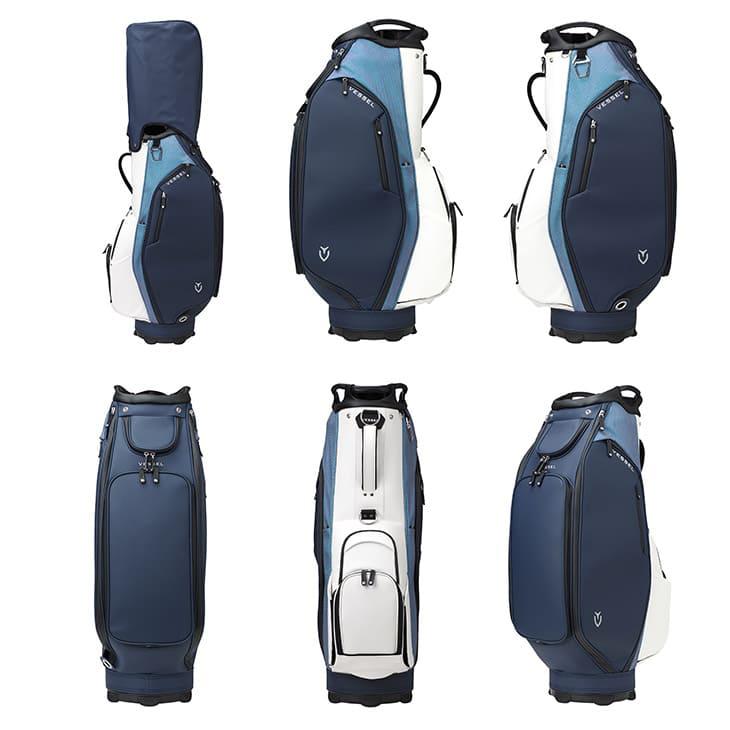 ベゼル VESSEL LUX7 JP ラックス7 日本モデル カートキャディバッグ 9型 口枠7分割｜ovdgolfshop｜08