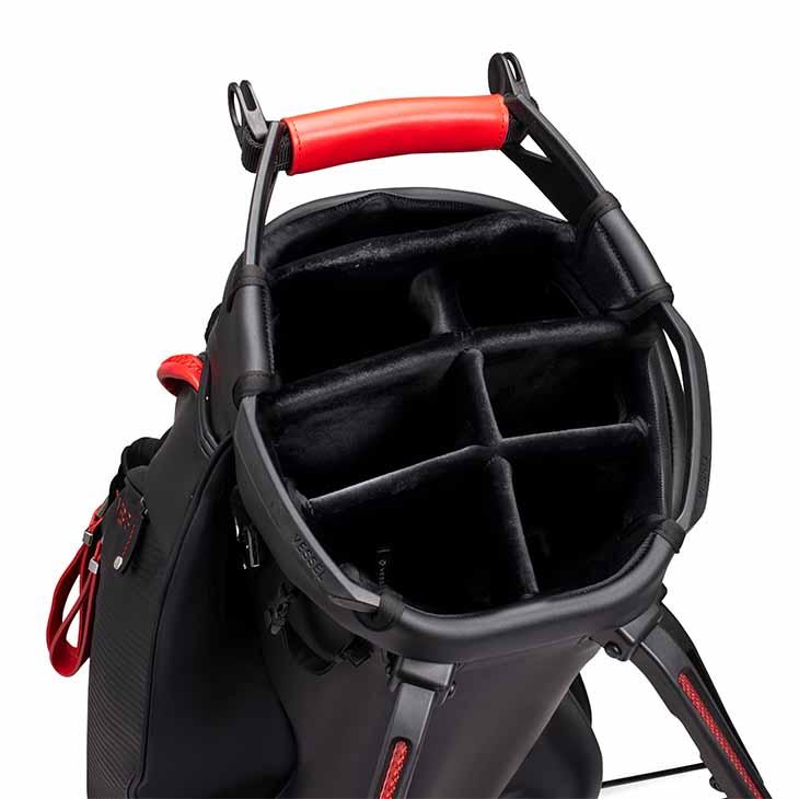 k*0様 キャディバッグ　VESSEL ヴェゼル　9.5型　black VESSEL ベゼル キャディバッグ プレイヤー5.0 プロ スタンド PLAYER