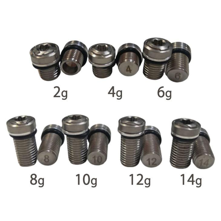 BALDO バルド 専用レンチ スリーブ ウエイト セット販売 BALDO（バルド） 交換用 ウェイト 正規品 単品/2g 4g 6g 8g 10g 12g