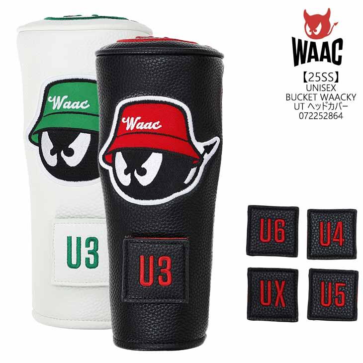 WAAC 大人気ヘッドカバー　UT用 WAAC ワック 【25SS】UNISEX BUCKET WAACKY UT ヘッドカバー ユニ