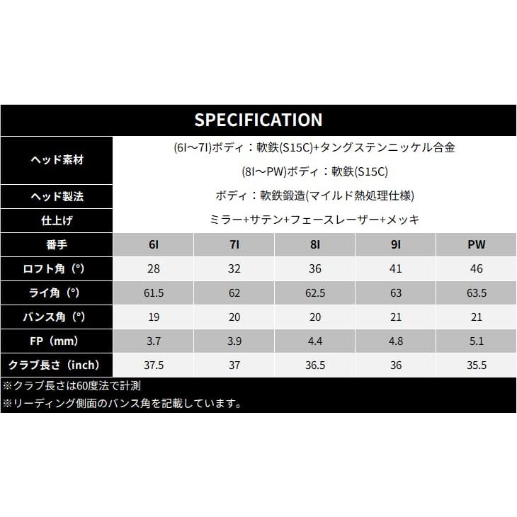 ZX（スリクソン） 【予約】SRIXON ZXi7 アイアン5本セット(6I-PW