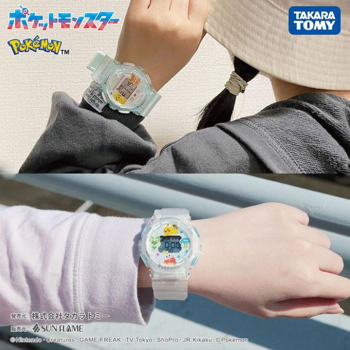 ポケモン20周年発光目覚まし時計/イーブイ腕時計/レースブレスレット＋おまけ ポケットモンスターの腕時計登場「イーブイフレンズコレクション