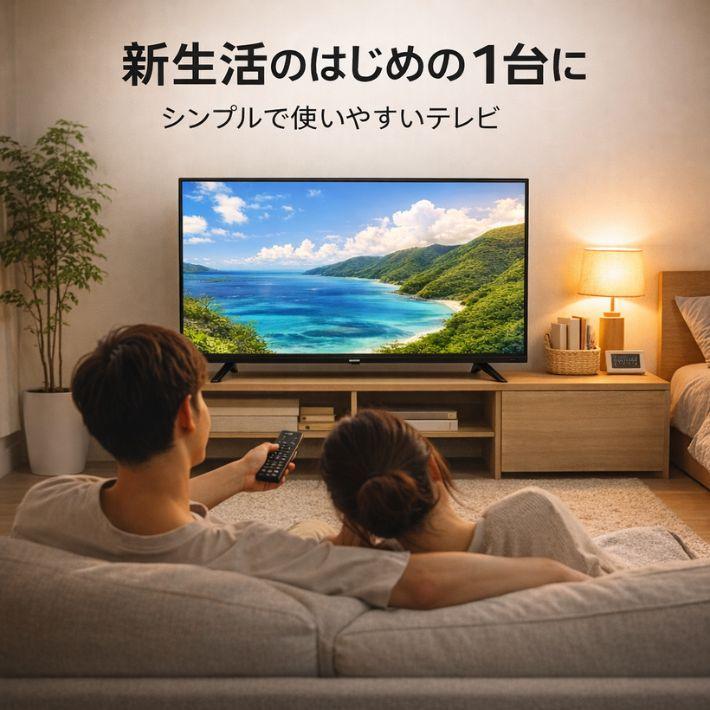 32V型 液晶テレビ 地デジ BS CS Google TV Android11 ダブルチューナー 外付けHDD録画 8TB対応 壁掛けVESA HDMI2 USB2 Wi-Fi Bluetooth FT-N3260Bの画像