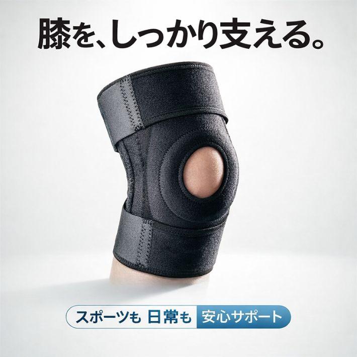 膝サポーター 膝固定 ひざサポーター 膝痛 男女兼用 左右兼用