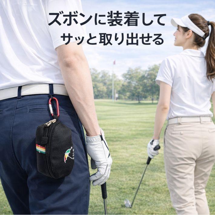 Arnold Palmer（アーノルドパーマー） ゴルフ ボールポーチ 3個収納
