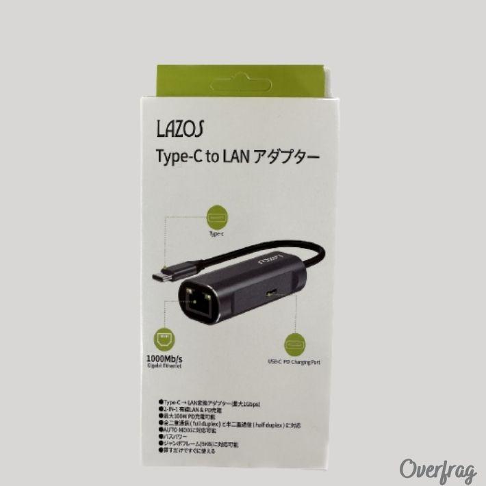 Lazos L-CTL-PD Type-C to LAN アダプター 変換ケーブル ギガビット 有線LAN 1000/100/10BASE-T 設定不要 アダプタ  バスパワー｜over-frag｜07