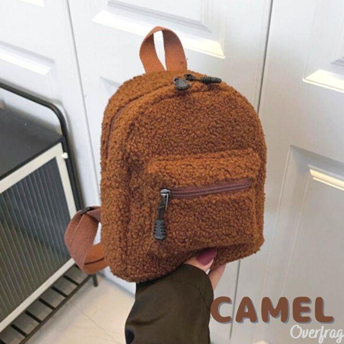 ミニリュック リュックサック モコモコ かわいい ミニ ポーチ 軽量