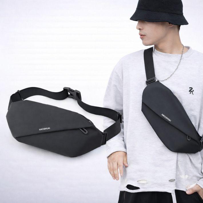 ［新品］3way ショルダー バックパック メンズ 男性 黒 ボディバッグ 実用性 ボディバッグ メンズ 撥水 軽量 3WAY ワンショルダー 斜め掛け