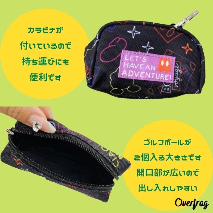 ディズニー ミッキー ドラえもん トムとジェリー ボールポーチ ゴルフ 