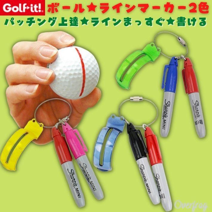 ゴルフイット ボールライナー ターゲット ラインマーカー シャーピー