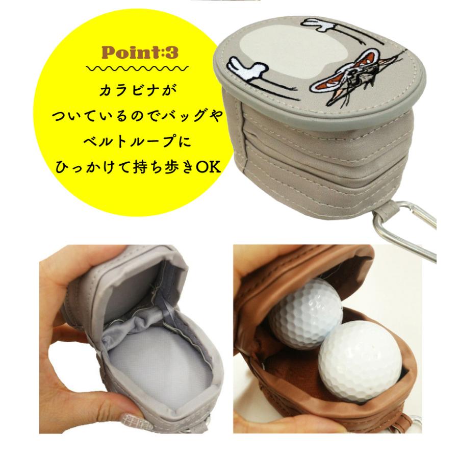 トムとジェリー トム ジェリー ゴルフ ボールケース 2個用 ボール