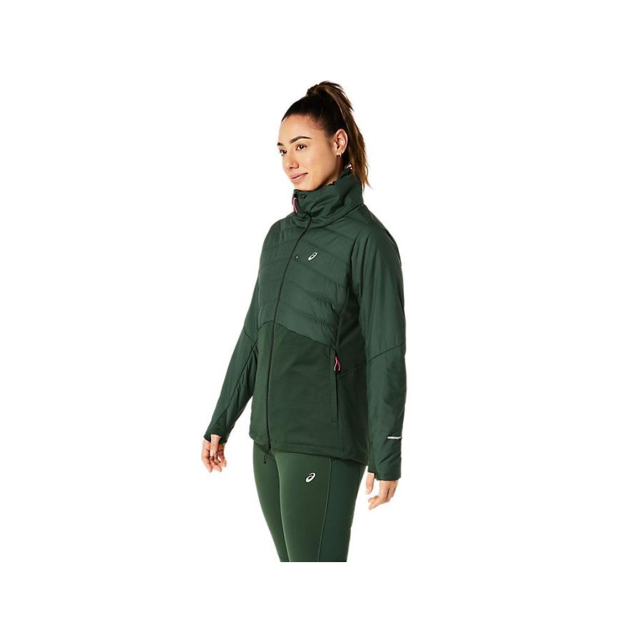 アシックス asics 2012C855 WINTER RUN JACKET SAランニング アパレル(レディース) レインフォレスト 