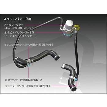 クスコ（CUSCO） 水冷式エンジンオイルクーラー レヴォーグ VMG/VM4
