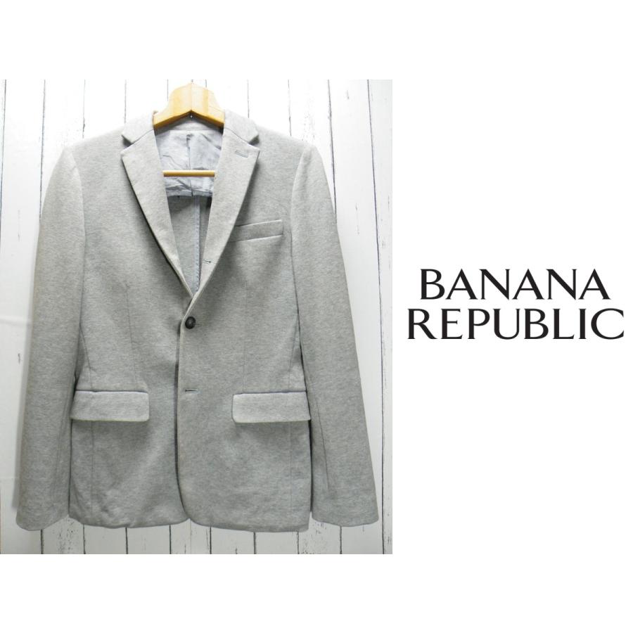 オールシーズン◎　BANANA REPUBLIC（バナナリパブリック）コットンサックジャケット｜ライトグレー｜サイズ：S（肩幅：42cm）｜USED　メンズ | BANANA REPUBLIC